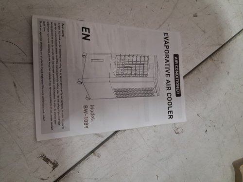 3-IN-1 EVAPORATIVE AIR COOLER WITH 4 MODES AND 3 SPEEDS - 8L - WHITE (MODEL: BW-108Y) image 8