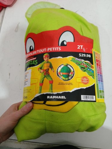 3PC TODDLER TEENAGE MUTANT NINJA TURTLE RAPHEAL - 2T - GREEN/YELLOW/RED (STYLE: 700310) image 2