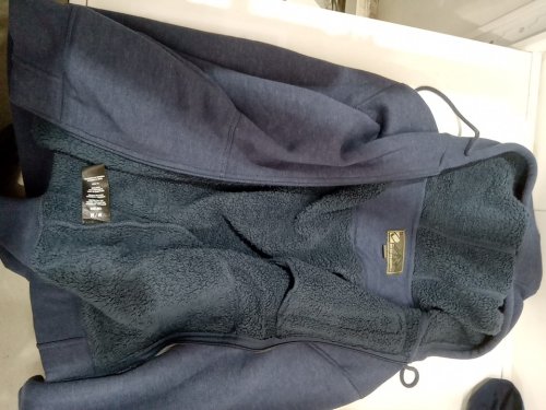 Men's the b.c. clothing company plush lined zip up hoodie - MEDIUM - blUE (style: 1981202) image 2
