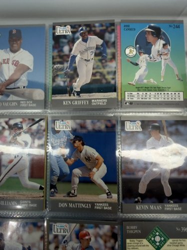 500 APPROX ASSSTD 1991 FLEER BASEBALL MLB CARDS image 3