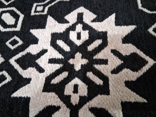 Sadie Accent non-slip Mat -3FT 7" x 2FT 5" - black/cream (model:1992776) image 3