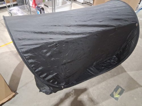 breathable pop up bed tent canopy shelter - 40"X 77" - black image 3
