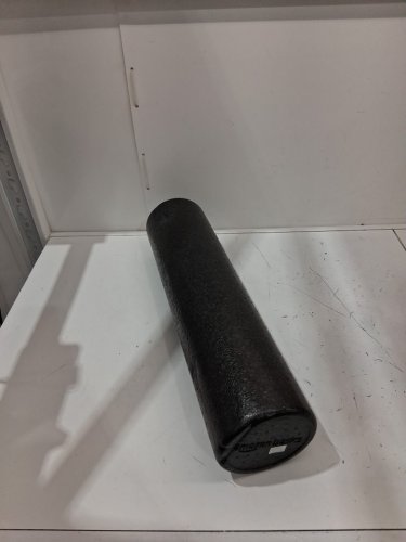 AMAZON BASICS HIGH-DENSITY ROUND FOAM ROLLER FOR YOGA & EXERCISE - 24" - BLACK image 2