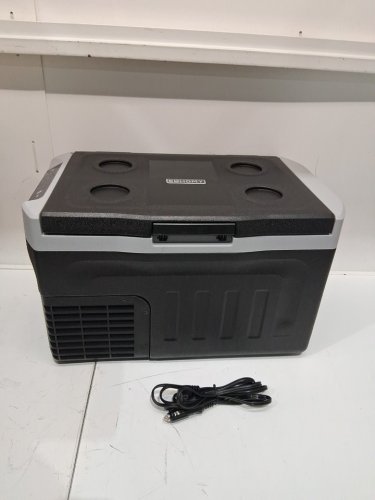 EUHOMY PORTABLE CAR REFRIGERATOR - 12V - 21L CAPACITY - BLACK (MODEL: CF014-20BL-caeh) image 3