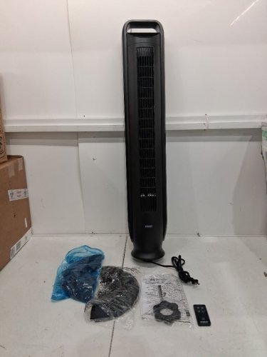 SEVILLE CLASSICS ULTRASLIMLINE BLACK TOWER FAN WITH TOUCH CONTROL AND REMOTE - 39.5"" - BLACK (MODEL: EHF10201T / 1704109) image 2