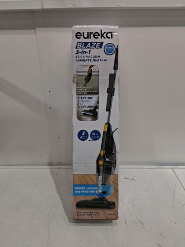 Eureka Home 3-in-1 Lightweight Multi Surface Stick Vacuum Cleaner/Handheld Vac - Blaze Black (model: NES212c) image 2