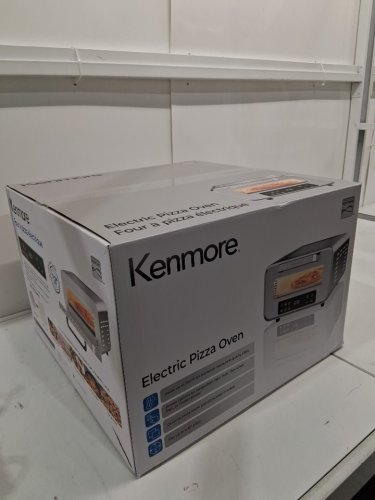 Kenmore stainless steel electric pizza oven with 5 presets - silver (model: KKIPO12) image 2