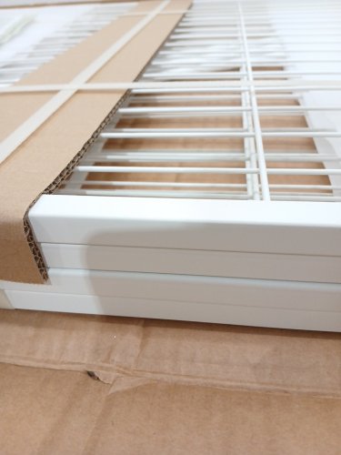 4 Panel Metal Fence - 40" - White image 4