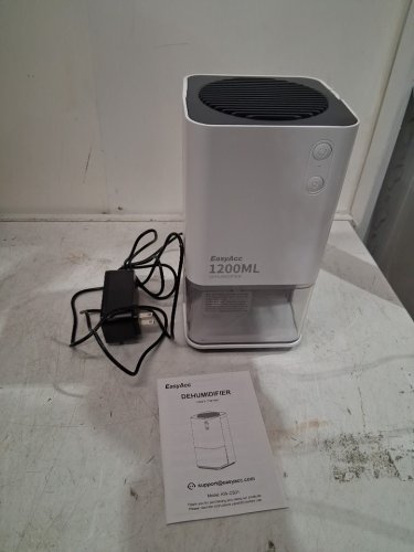 EASYACC 1200ML AIR PURIFYING DEHUMIDIFIER, ULTRA QUIET & AUTO SHUT OFF - WHITE image 3