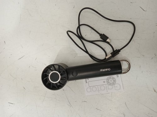 gaiatop Turbo Hand Held Fan with LED Torch - black (model:hf-01) image 3