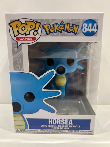 Funko pop! Games: pokemon horsea vinyl figure (#844) image 2