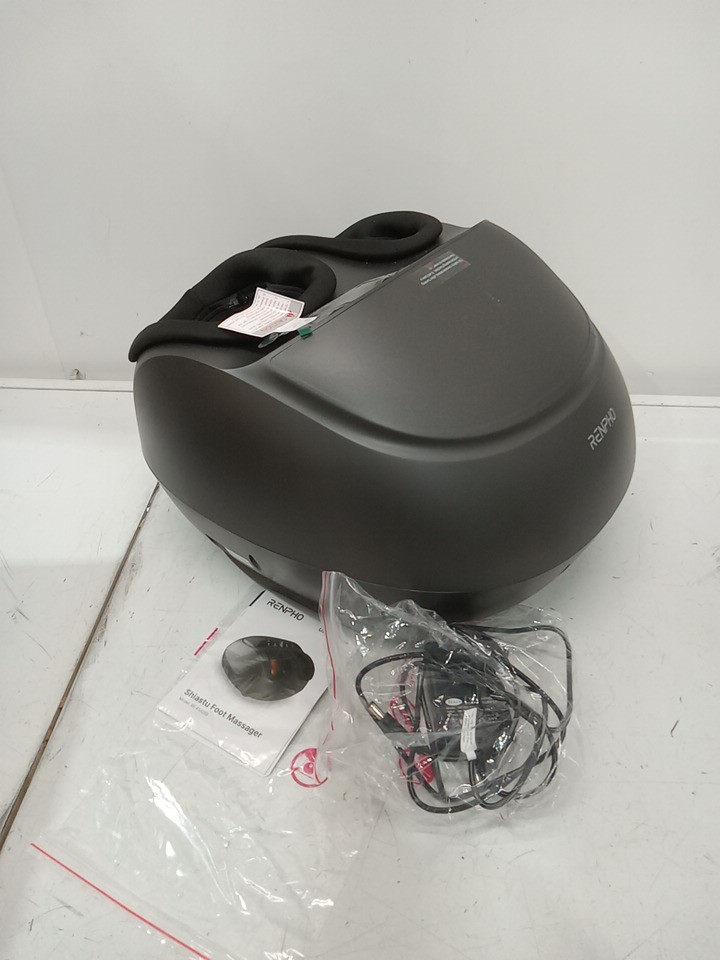 RENPHO shiatsu FOOT MASSAGER with heat and COMPRESSION - BLACK (MODEL: rf-fm059r/rf-fm059r-h) image 5