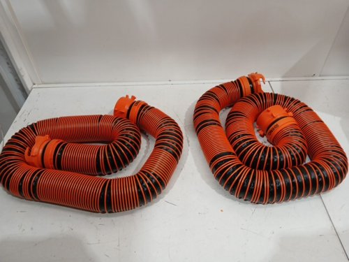2pc camco rhinoextreme expandable rv sewer hose kit - 20ft - black/orange - (Model: 21012) image 3