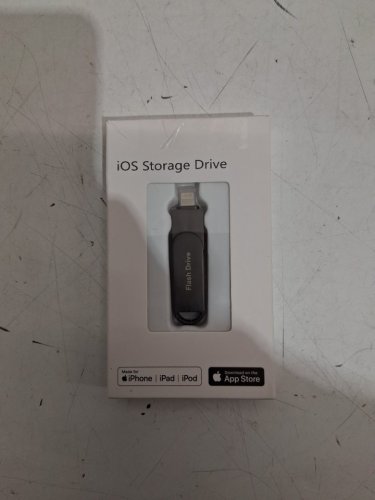 UNBRANDED flash drive for iphone with lighting TO USB - A (3.0) connector - 256gb - BLACK image 2