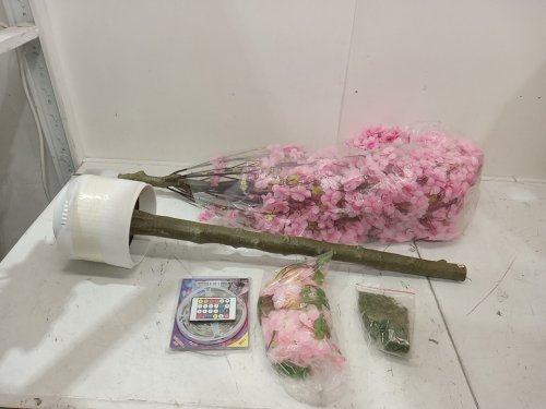 HZXGCP artificial cherry blossom tree with led lights - 6ft - pink image 3