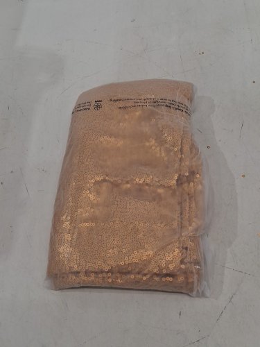 2Pk Gold Sequin Table Runner - 12" x 72", decorative Glitter Table Runner - gold image 2