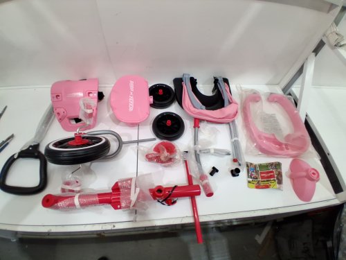 RADIO FLYER 4-IN-1 PEDAL AND PUSH STROLL N TRIKE - PINK/red/black (MODEL: 469P) image 4