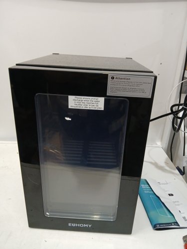 EUHOMY BEVERAGE REFRIGERATOR COOLER WITH 40°F-61°F DIGITAL TEMPERATURE CONTROL - 18L (HOLDS 25 CANS) - BLACK (MODEL: FWC008-11BL-CAEH /‎ WC-6B) image 6