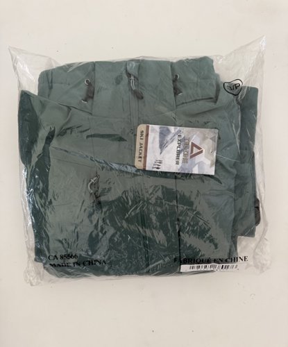 WOMEN'S Tec-One Plus Hooded Pongee Ski Jacket - SMALL - GREEN (STYLE: TLJ5992) image 2