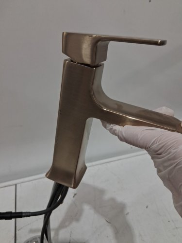 Delta Velum Single Handled Bathroom Faucet - Champagne Bronze (Model: 539-CZMPU-DST) image 4