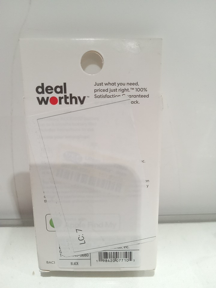 DEAL WORTHY ITEM LOCATOR key ring - works with Apple find my - black (model: 057006004) image 3