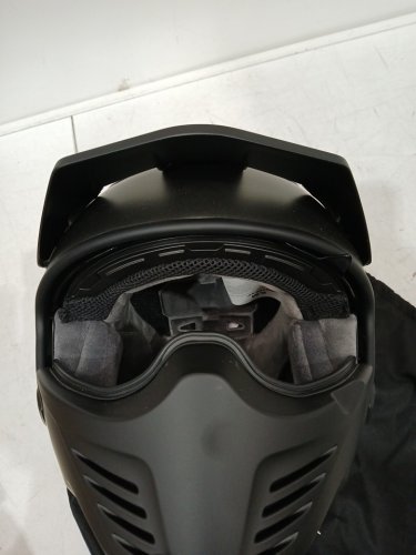 ILM Open Face with visor Motorcycle Helmet - small - midnight green (MODEL: ILM-726X) image 6