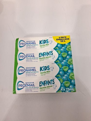 4PK Sensodyne pronamel toothpaste FOR KIDS - GENTLE MINT image 2