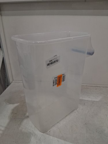 BROIL KING WOOD PELLET STORAGE BIN WITH HANDLE - 20lb Capacity - Clear/Black (MODEL: 66900) image 4