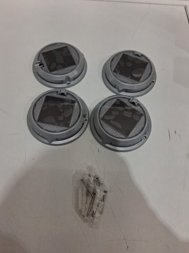 4pk Solplex  Solar Ground Lights - grey image 4