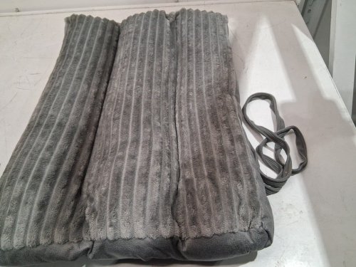 SouMaox Plush Corduroy Non-Slip Bottom Pet Bed Cushion - small -18.5" x 23.62" x -grey image 2