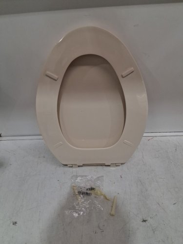 Bemis Church elongated Enameled Toilet Seat - bone (model: DSAMAZ16-106) image 3