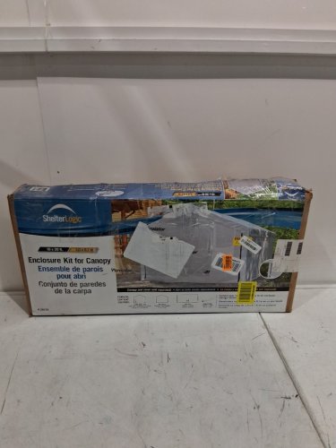 SHELTERLOGIC KEY PARTS ENCLOSURE TARP KIT - 10FTX20FT - WHITE - (MODEL:25775) image 4