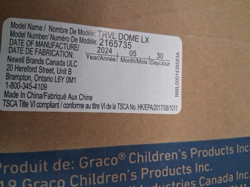 GRACO PACK 'N PLAY TRAVEL DOME LX PLAYARD - 23" X 12.4" X 32.2" - ASHLAND (MODEL: 2165735) image 3
