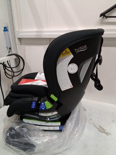 BRITAX POPLAR CLICK TIGHT CONVERTIBLE rear and front facing car seat - 40LB rear facing MAX load / 65lb front facing max load - stone onyx / black grey (model: e1c963m) image 7