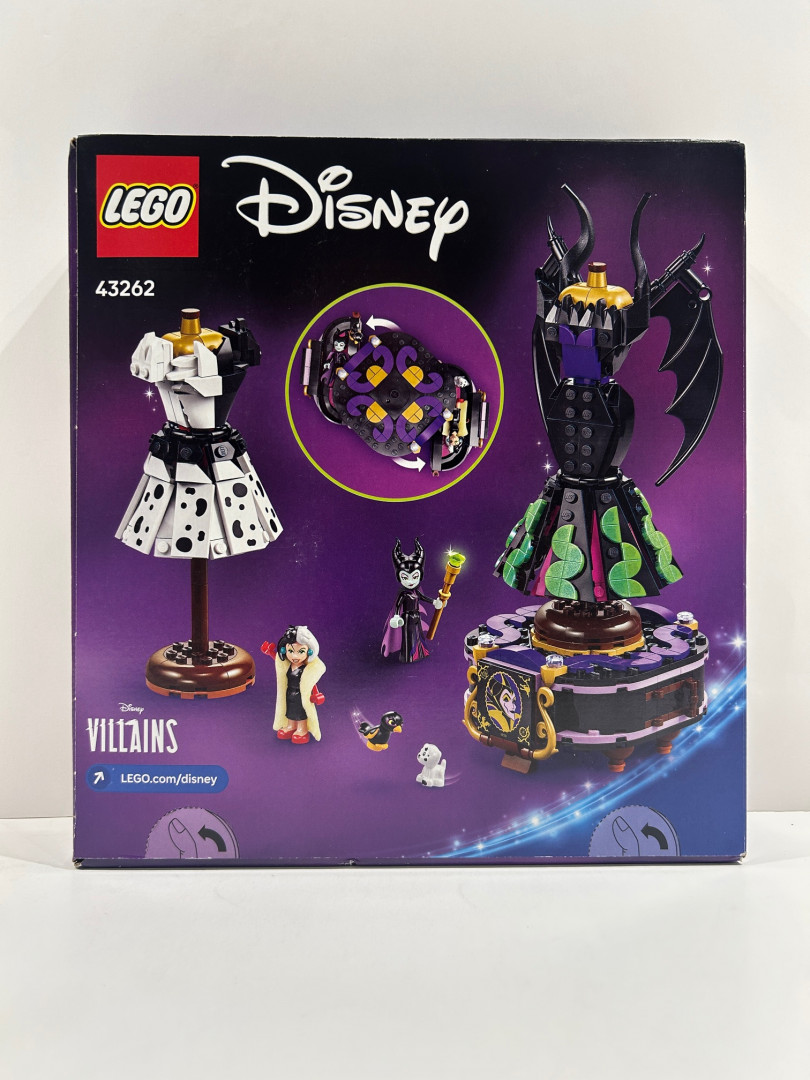 524pc  Lego - Disney - maleficent’s and cruella de vil’s dresses (43262) image 4