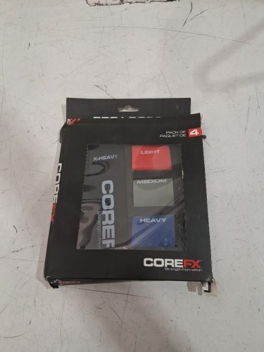 4pk COREFX four strength Pro resistance Loops - 10" x 2" - mutlicolor (model: CFXPL4SET) image 2