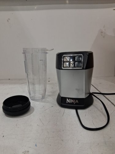 NINJA NUTRI-NINJA AUTO-IQ SINGLE SERVE BLENDER -1000W - 530ml/710ml/950ml cups   - STAINLESS STEEL/BLACK - (MODEL: BL481C) image 3