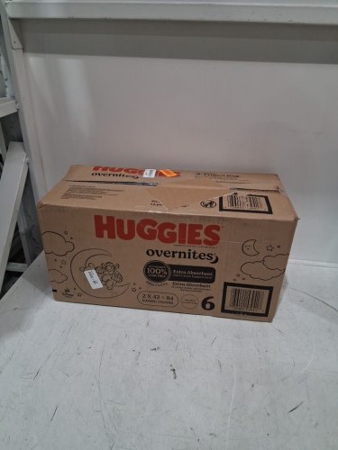 84PK HUGGIES OVERNITES DISPOSABLE DIAPERS - SIZE 6 - WINNIE THE POOH image 2
