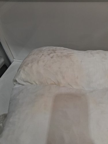 ultra soft plush bamboo mattress topper - queen - white/green image 7