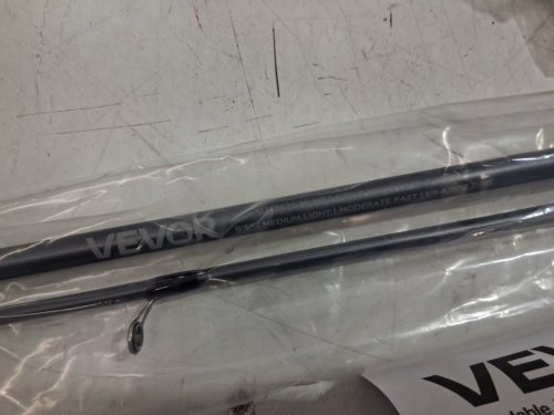 3PC FISHING ROD IM6 Carbon Fiber Spinning Rod and Reel COMBO -ORANGE/BLACK/GREY - (MODEL:V1-652s-mlmf) ) image 4