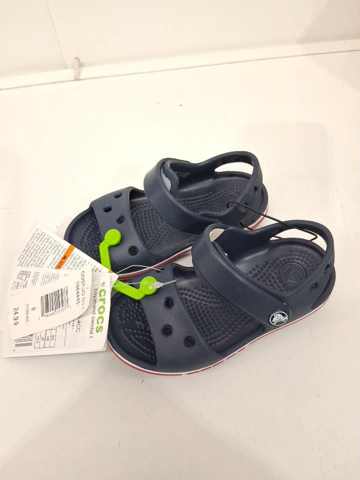 CHILDREN'S Crocs Bayaband  Flat Sandal - SIZE 8 - NAVY (style:1864445) image 2