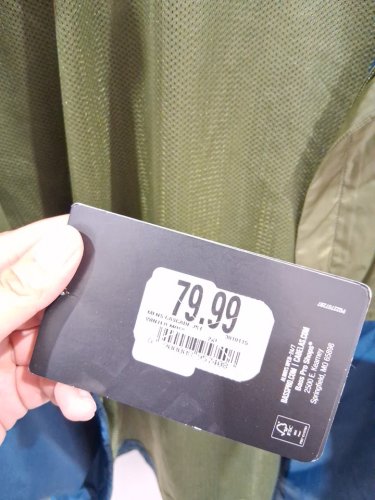 Men's Cascade Rain Jacket - 2XL - Winter Moss (style: 3919115) image 4