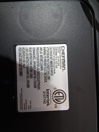 chefman turbofry touch 5.5L easy view air fryer - black (MODEL: ‎RJ38-4TW-BLACK-DS-CA) image 8