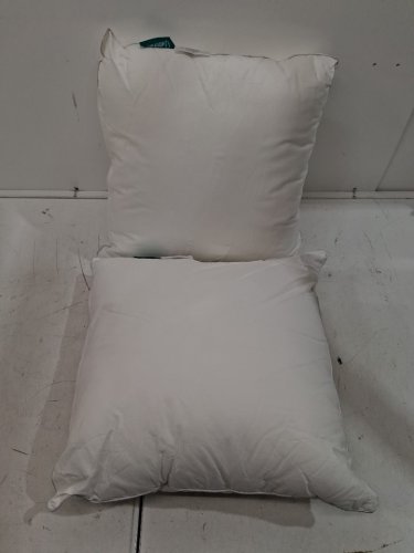 2pk oubonun throw pillow inserts - 16"X16" - white image 3