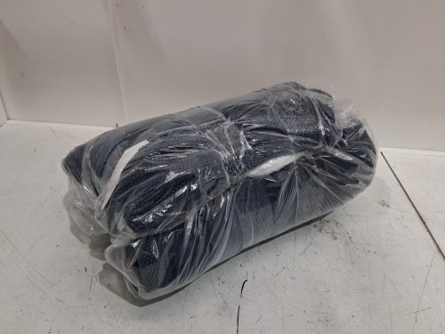 fuzzy throw blanket - 57.5" x 67.5" - navy blue (model: 1901562) image 2