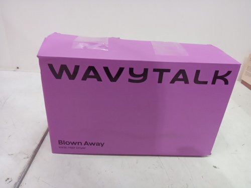 Wavytalk blown away ionic Hair Dryer with diffuser & concentrator attachments - BLACK/pink (MODEL: QL-5917BDC) image 2