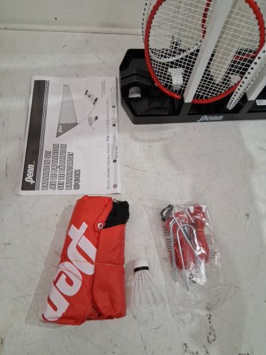 Penn Easy Set-Up Badminton Set with 4 rackets and 2 Shuttlecocks - 5ft 1" x 15ft - (model: 1819476) image 4