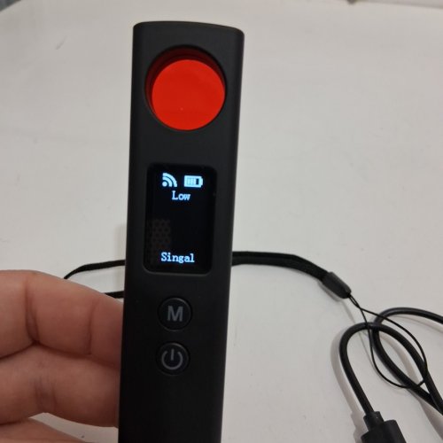 geomade ANTI-SPY DETECTION HIDDEN CAMERA DETECTOR with sos mode - black (model: G-C1001) image 4