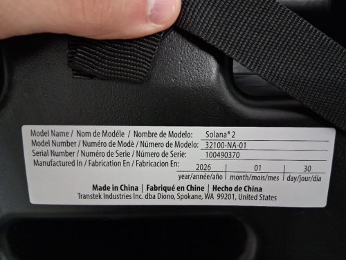 DIONO SOLANA 2 LATCH BACKLESS BOOSTER CAR SEAT WITH CUPHOLDERS AND REMOVABLE WASHABLE COVER - FOR KIDS 40-120LBS - CHARCOAL BLACK (MODEL: 32100-nA-01) image 3