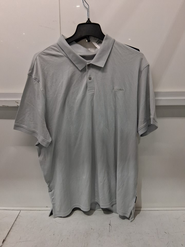 MEN'S calvin klein liquid touch short sleeve polo shirt - XXL - Grey (style: 1894659) image 2